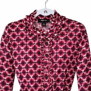 Style & Co. Geometric Print Tunic Blouse – Size XL